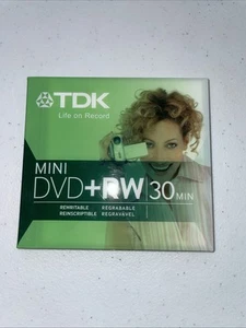 Tdk DVD + RW 30 Min Grabación Nuevo - Imagen 1 de 1