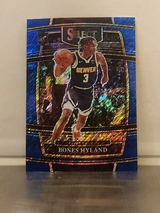 Bones Hyland 2021-2022 Panini Select RC Blue Shimmer PRIZM!l #79 NUGGETS - Bild 1 von 2