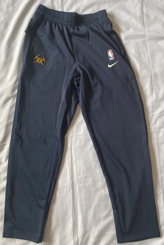 Nike Denver Nuggets Warm Up Sweatpants Navy AV1683 SZ Small PLAYER ISSUED Cover