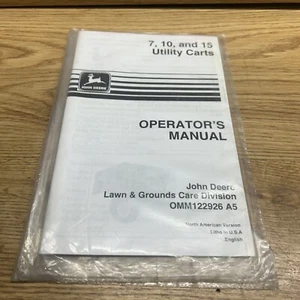 John Deere 7 10 15 Allzweckwagen Betriebsanleitung OMM122926 neu versiegelt - Bild 1 von 2