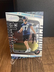 2024 Absolute Football Cade Stover RC Teal Parallel #185 - Picture 1 of 2