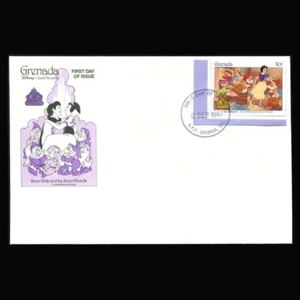 Grenada, FDC, Disney, Snow White & Seven Dwarfs - Picture 1 of 1