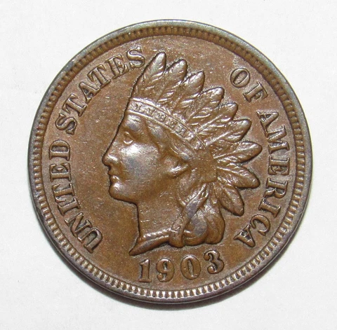1903 Indian Head Cent AU (L2) Cover