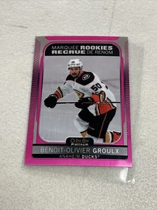 2021-22 OPC Platinum Base Matte Pink Marquee Rookies #273 Benoit-Olivier Groulx - Picture 1 of 3