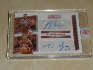 2019 Contenders Draft Connections #7 Buddy Hield / Trae Young Dual Auto