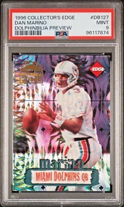 Dan Marino 1996 Collector's Edge Dolphinbilia 24K Preview #DB127 PSA 9 Pop 9 - Bild 1 von 2