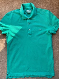 Lacoste Kids Teal Green Size 2 XS Short Sleeve Casual Classic Polo Shirt - Picture 1 of 3
