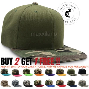 Gorra Snapback Hombres Caza Gorra de Béisbol Ala Plana Militar Ejército Mujeres Aire Libre - Imagen 1 de 34
