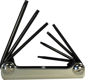 Juego de llaves plegables Eklind Torx 22572 7 piezas tallas estrella T6-T20 hecho en EE. UU. - Imagen 1 de 4