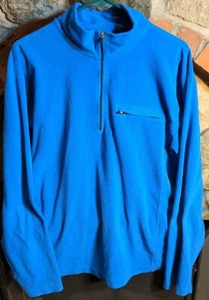 LL Bean Polar Sudadera 1/4 Cremallera Pullover Para Hombre Grande Azul Clásico  - Imagen 1 de 9