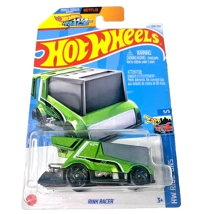 HOT WHEELS 2024 RINK RACER METALFLAKE GREEN 168/250 HTF11 LET'S RACE SHOW - Picture 1 of 1