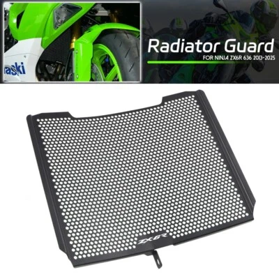 For KAWASAKI NINJA ZX-6R 2013-2025 ZX-636 Radiator Guards Grille Cover protector - Image 1 of 4