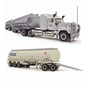 371271 HIGHWAY REPLICAS MOBIL TANKER ROAD TRAIN 1:64 SCALE MODEL TRUCK + TRAILER - Bild 1 von 3