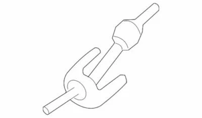 Estabilizador esquerdo Link 9L8Z-5K484-B Ford Escape Mercury Mariner 2009-2012 fabricante de equipamento original - Imagem 1 de 2