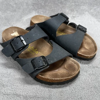 Betula by Birkenstock Sandal Womens US 5 Black 230 Slides Straps Buckles - Image 1 of 4