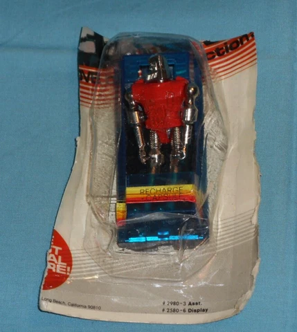 vintage Zylmex Zee Toys METAL MAN -- ROTON figure unused new/sealed in blister Cover
