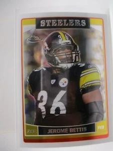 2006 Topps Chrome #43 Jerome Bettis STEELERS - Picture 1 of 2