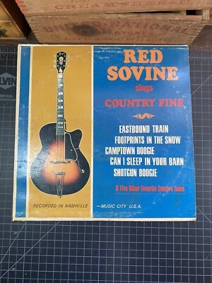 RED SOVINE SINGS COUNTRY FINE VINYL LP 1967 SOMERSET RECORDS EASTBOUND TRAIN, EX - Image 1 of 4