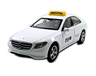 MERCEDES-BENZ CLASSE E 2016,ISRAELI TAXI WELLY 1/38 DIECAST CAR COLLECTOR'S M... - Photo 1/4