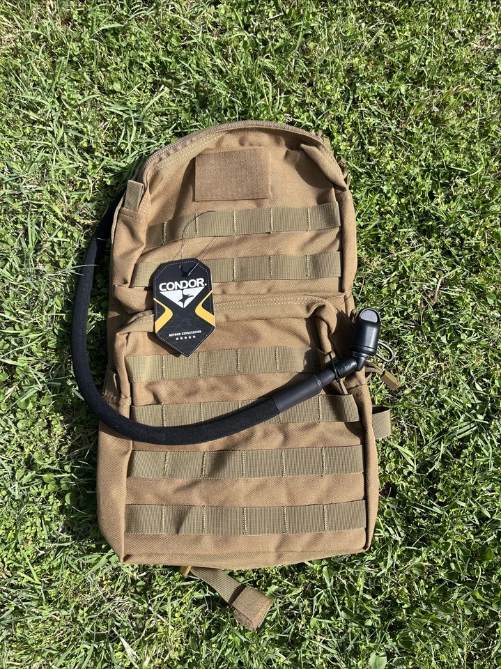 Condor Tactical Hydration Carrier 2 W Bladder Brown