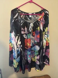 Women’s Cj Banks Blouse Size 2x —-13 - Picture 1 of 6