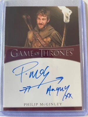 Game Of Thrones Complete Series V2 Philip McGinley Inscription Autograph - Image 1 of 2