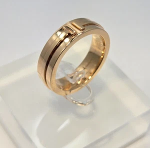 Authentic Tiffany & Co 18Kt Rose Gold Ring US Size 6 8.9g Width 5.5 MSRP $2500 - Picture 1 of 2