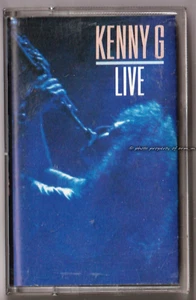 Kenny G: LIVE (1989 Cassette Tape, Artista Records #AC8613) Good+ Condition - Picture 1 of 3