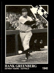 1991 Conlon Collection TSN #14 Hank Greenberg Excellent