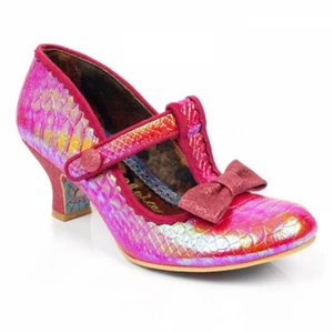 Irregular Choice Faul Fluss Pink Wunderschön Ferse - Picture 1 of 5