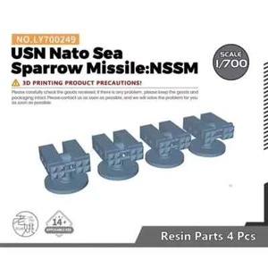 LY700249 1/700 Model Upgrade Parts USN Nato Sea Sparrow Missile:NSSM - Picture 1 of 2