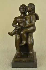 Bronze Sculpture Extra Large Man and Woman Statue Lost Wax Method Figurine Sale - Picture 1 of 8