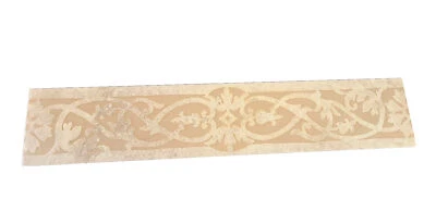 Renacimiento Beige Fascia Decorativo Azulejo Borde Salpicadero Ducha Piso Caja 4X20 Foto 1 de 4