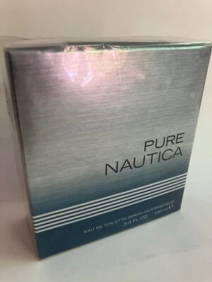 NAUTICA PURE 3.4oz EDT Spray para Hombres, 100% AUTÉNTICO, SELLADO, RARO Foto 1 de 2