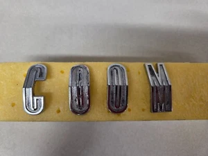 1964 Mercury Comet quarter panel letters letter Caliente 404 convertible - Picture 1 of 10