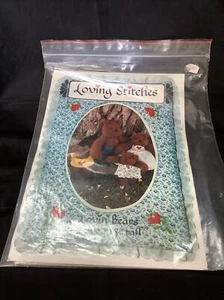 1983 Loving Stitches, "Lovin Bears" Designed by Boni Fletcher, 8, 10, 14" Tall - Picture 1 of 3