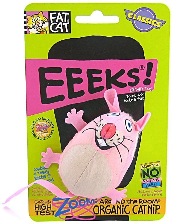 Cat, Fat Cat EEEKS Cat Toy with Catnip - Assorted (EEEKS Cat Toy with Catnip) - Image 1 of 1