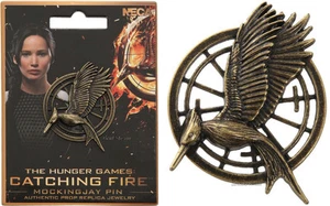 Hunger Games CATCHING FIRE Mockingjay PIN PROP REPLIKA Schmuck Katniss NECA NEU - Bild 1 von 3