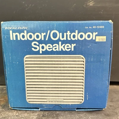 Altavoz Radio Shack 40 1248b Interior Exterior NUEVO Caja Original De Colección RARO DIFÍCIL DE ENCONTRAR Foto 1 de 4