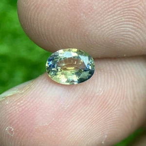 0.97 Cts | natural loose|Sapphire | bi color | Oval Shape | Stepcut - Srilanka - Picture 1 of 5