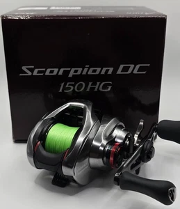 Carrete baitcast Shimano Scorpion DC 150 HG mano derecha de Japón - Imagen 1 de 14