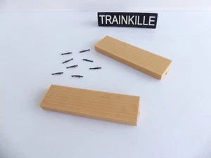 7172 HORNBY FRANCE HO / 2 CHARGEMENTS PLANCHES POUR WAGONS PLATS + 8 RANCHERS - Picture 1 of 3