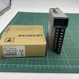 EH-XD16 Hitachi PLC 16 point Input Card Sink Source 24v DC 1696-0131 16L28 NOS - Picture 1 of 7