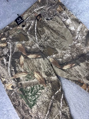 Pantalones de lona elásticos Realtree 36x30 Edge camuflados ropa de trabajo de caza Foto 1 de 4