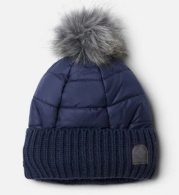 Columbia Womens Snow Diva Winter Beanie Cap Hat Shine Purple One Size - Image 1 of 4