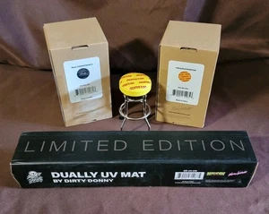 2 Replicade New Wave Toys Stools & 1 Limited Ed. Dually UV Mat By Dirty Donny - Picture 1 of 18