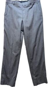 Joseph A Bank Travelers Collection Mens Wool Slim Fit Dress Pants Size 34 Gray - Picture 1 of 9