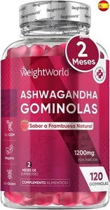 Ashwagandha Gominolas 1200mg - 120 Unidades Sabor Frambuesa - Alta Potencia | 2 - Imagen 1 de 7