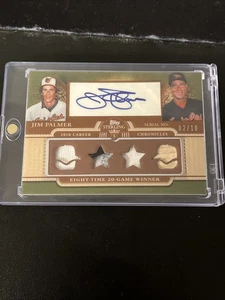 2010 Topps Sterling - JIM PALMER Quad Relic Auto - #'d 2/10 - Orioles - HOF - Picture 1 of 2
