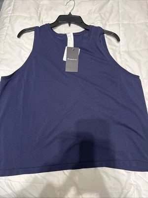Camiseta sin mangas para mujer Fabletics Muscle nueva con etiquetas, talla X-grande azul marino Foto 1 de 4